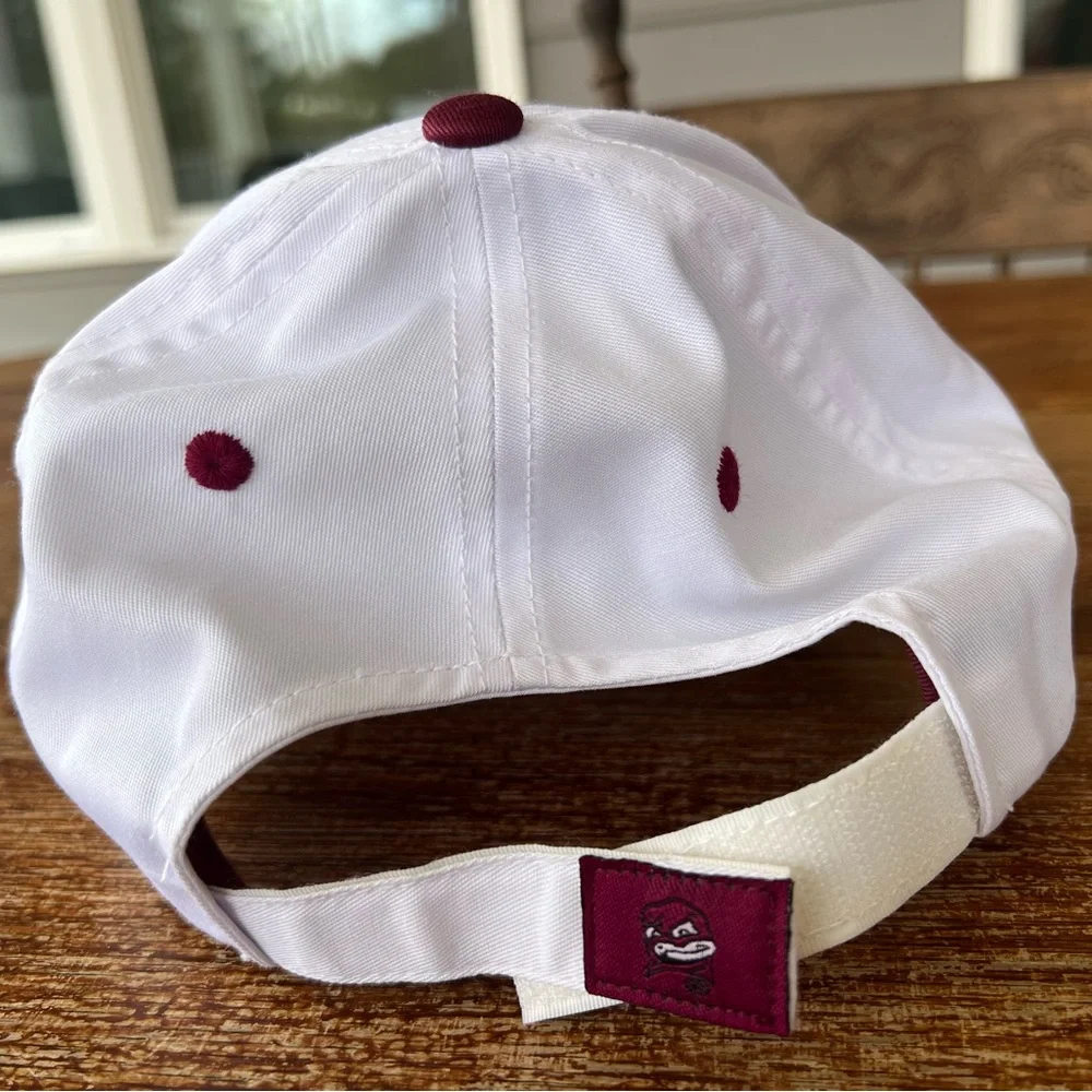 EUC Virginia Tech Hokies White Baseball Cap Hat